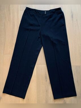 NWT Straight Leg Casual Trouser Dress Pants - Size 16 Navy